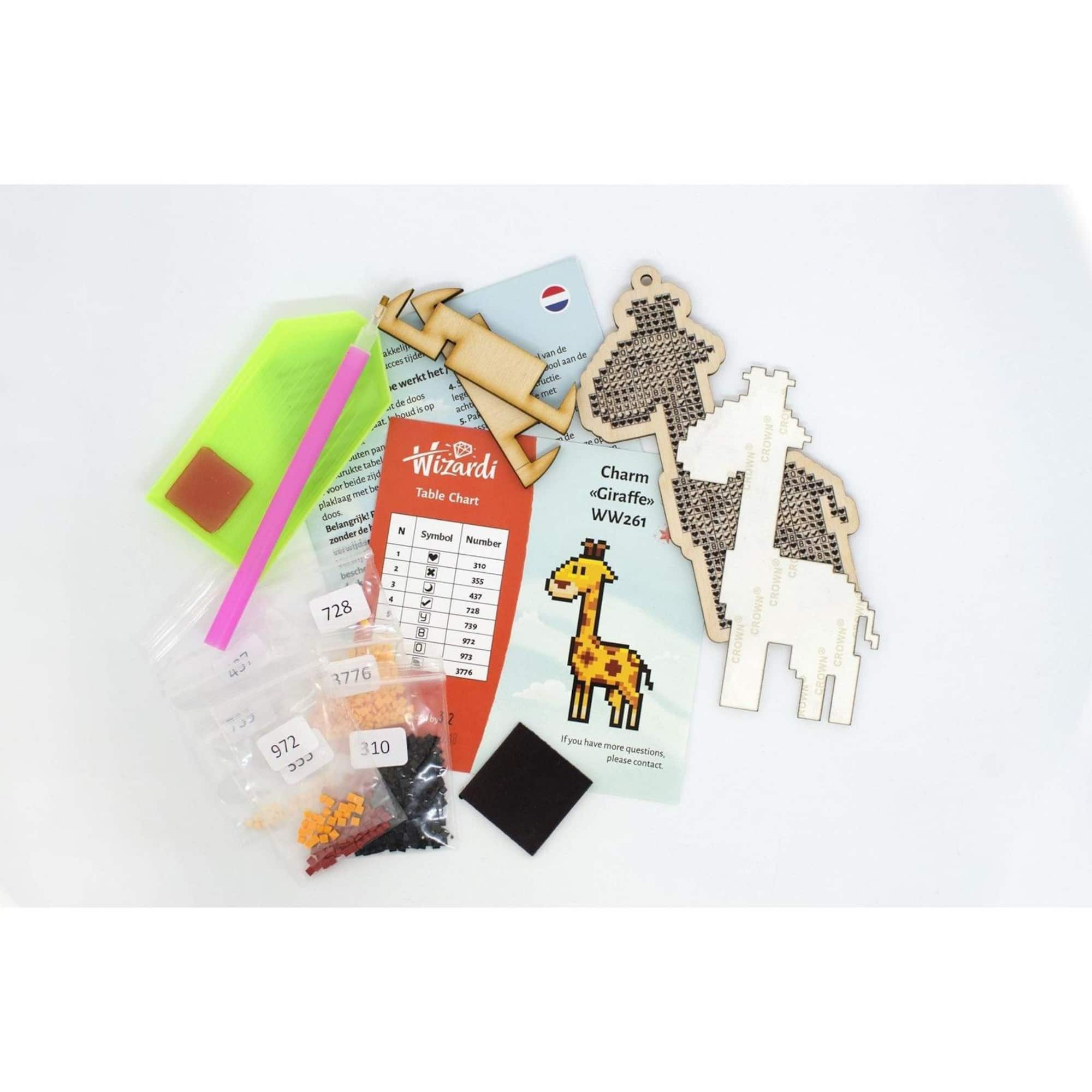 Wizardi Diamond Painting Ornament Kit Jack-O'-Lantern